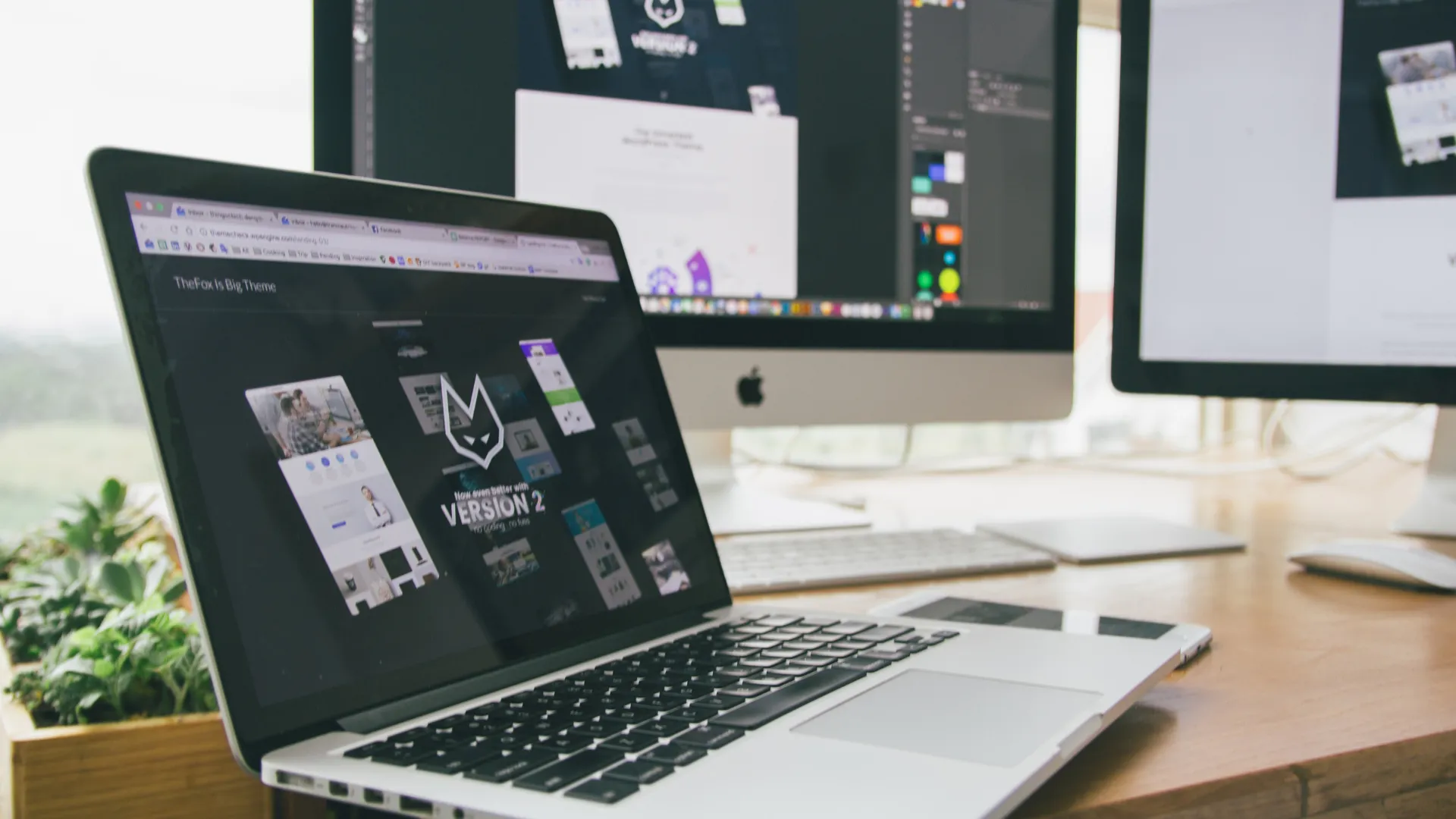 Professional website design example